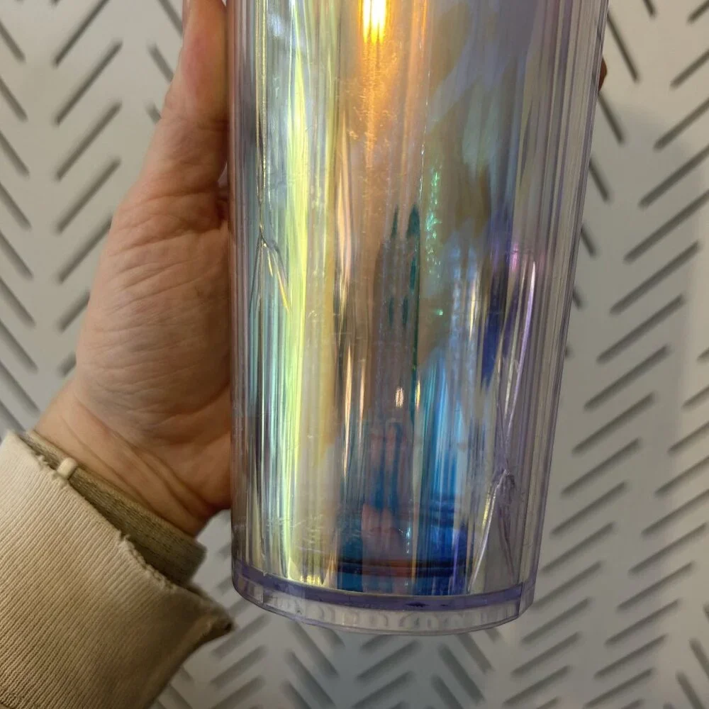 Starbucks 2020 Iridescent Diamond Unicorn Venti Tumbler Cold Cup Dome 24oz READ